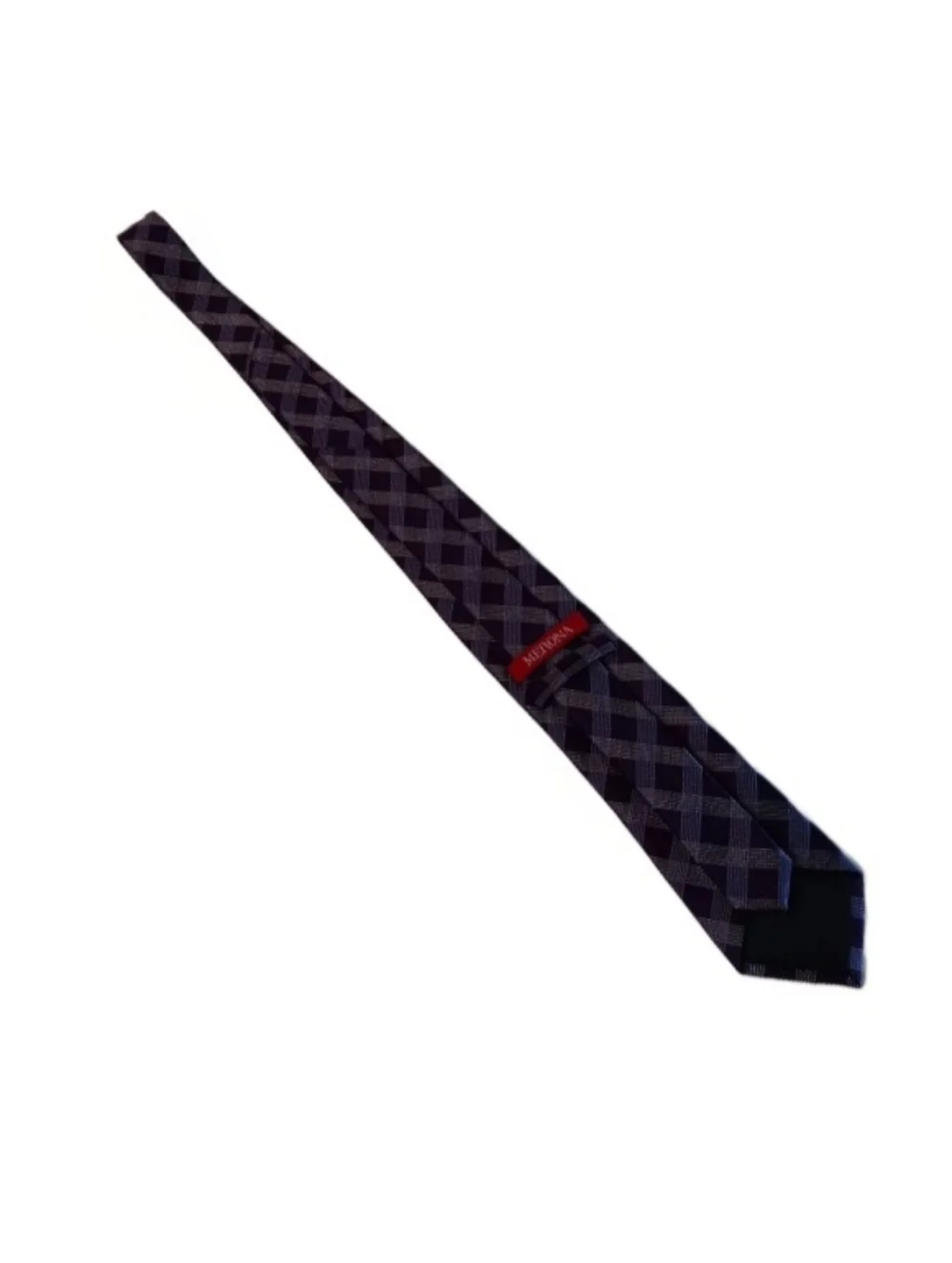 Merona Silk Purple Men's Tie | EUC | Square Pattern